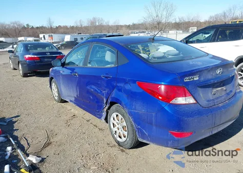 2013 Hyundai Accent Gls из США, поврежденный, VIN KMHCT4AE7DU308153
